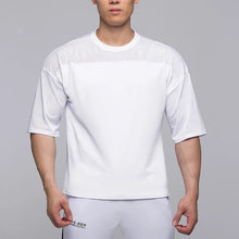 Load image into Gallery viewer, 2023 Summer Gym T-Shirts fitness Oversized Breathable Men T Shirt High Quality Bodybuilding Men Clothes Top Tee
