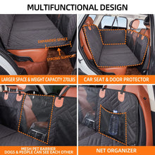 Load image into Gallery viewer, Convertible Car Bed for Dogs， Extended Waterproof Seat Cover with Anti-Slip Backing， Comfortable Pet Mat for SUV Truck Travel
