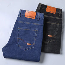 Load image into Gallery viewer, 2025 Men's Jeans Casual Stretch Classic Blue Black Denim Pants Men's Texture Jeans Versatile Item Interprets Denim Fashion offic
