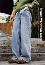 Load image into Gallery viewer, High Waist Vintage Straight Jeans
