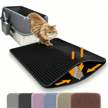 Load image into Gallery viewer, Cat Litter Mat Double Layer Pet Non Slip Big Pet Litter Box Filter MatWear Resistant Waterproof Anti-slip Cat Litter Mat

