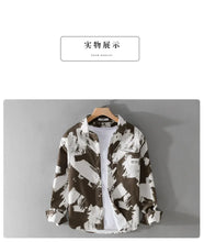 Load image into Gallery viewer, High-quality long-sleeved shirt for new autumn fashion, trendy brand, handsome business style, textured striped shirt, slim fit
