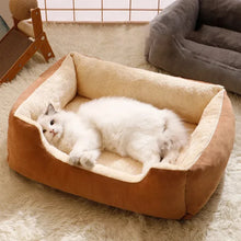 Load image into Gallery viewer, Bed for Cats Pet Products Cushions Kitten Goods Accessories Dog All Houses Supplies Things Accessory Habitats Basket House Beds
