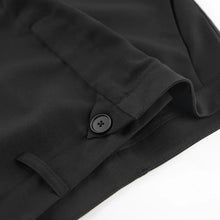 Load image into Gallery viewer, Black Loose Long Skirts Women A-Line Zip Skirts Ladies Elegant Summer Skirts Female With Pocket Ankle-Length Skirts
