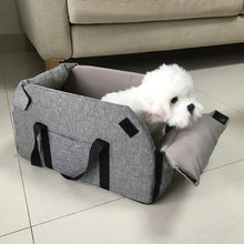 Load image into Gallery viewer, Dog Car Seat Bed Car Central Dog Car Seat Bed Portable Dog Carrier for Small Dogs Cats Safety Travel Bag Dog Accessories
