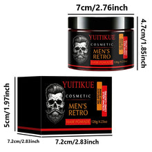 Load image into Gallery viewer, 120g Men Retro Hair Pomade Strong Hold High Shine Non Greasy Long Lasting Styling Wax For Slick Back Gentleman Hairstyle
