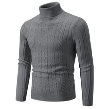 Load image into Gallery viewer, Slim Solid Turtleneck Pullover
