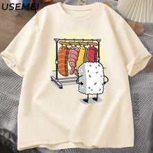 Load image into Gallery viewer, Unisex Graphic Sushi Print Tee
