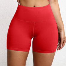 Load image into Gallery viewer, Yoga Shorts with Pockets High Waist Butt Lifting Cyclings Tights Outdoor Workout Jogging Shorts Sportswear Gym Running Short
