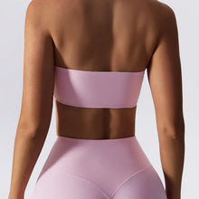 Load image into Gallery viewer, Sports Bra Sport Top Woman Gym Underwear Strapless Bustier Breathable Elastic Workout Tops Fitness Training Brassiere Yoga Bras
