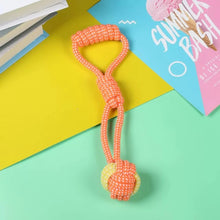 Load image into Gallery viewer, Pet Dog Toys for Large Small Dogs Toy Interactive Cotton Rope Mini Dog Toys Ball for Dogs Accessories Toothbrush Chew Puppy Toy
