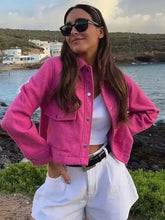 Load image into Gallery viewer, HH Jackets For Womens Autumn Fashion Solid Front Pockets Button Long Sleeve Jacket Elegant Woman Casual Outerwear Coat
