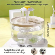 Load image into Gallery viewer, USB Electric Mute 1.2L Pet Water Fountain Automatic Cat Drink Bowl Filter Pet Drinking Dispenser Drinker For Cats Water Filter
