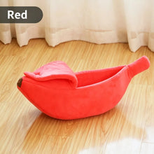 Load image into Gallery viewer, Banana Cat Bed House Funny Cute Cozy Cat Mat Beds Warm Durable Portable Pet Basket Kennel Dog Cushion Cat Pet Supplies ﻿
