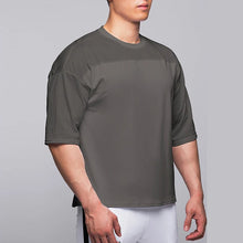 Load image into Gallery viewer, 2023 Summer Gym T-Shirts fitness Oversized Breathable Men T Shirt High Quality Bodybuilding Men Clothes Top Tee
