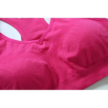 Load image into Gallery viewer, Women Sports Bra Top Push Up Fitness Bra Underwear Sport Tops Breathable Running Vest Gym Active Bras Seamless Yoga Bra
