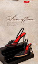 Load image into Gallery viewer, C-H Woman's High Heels  Summer Breathable Mesh Black Business Sandals 9cm For Girls
