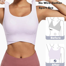 Load image into Gallery viewer, High Impact Sports Bras for Women High Support Padded Sports Bra Workout Fitness Crop Top for Women Racerback Bra for Yoga

