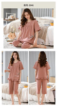 Load image into Gallery viewer, Cotton Cartoon Summer Pajama Set
