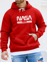 Load image into Gallery viewer, NASA Text Loose Casual Hoodie
