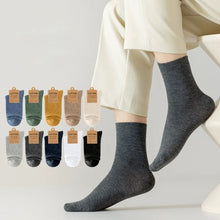 Load image into Gallery viewer, 5/10 pairs Cotton Men Socks Pack Breathable Sock Set High Quality Short Socks Black Ankle Short Gift For Man Size 39-44 Sox sock
