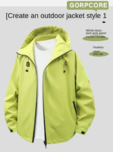 Load image into Gallery viewer, Modern Hooded Zipper Trench Coat
