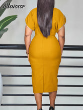 Load image into Gallery viewer, Elegant High Waist Pencil Dress
