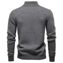Load image into Gallery viewer, Striped Mock Neck Knit Sweater
