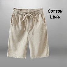 Load image into Gallery viewer, Cotton Linen Casual Beach Shorts
