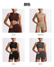 Load image into Gallery viewer, LEOSOXS 2pcs Seamless Yoga Set Gym Clothes Athletic Wear Yoga Suits Women Fitness Set Tracksuits Sports Bra Leggings Sportswear
