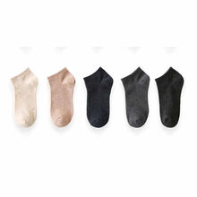 Load image into Gallery viewer, Men’s Cotton Ankle Socks 5-Pair Pack
