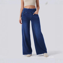 Load image into Gallery viewer, Wide Leg Zipper Detail Jeans
