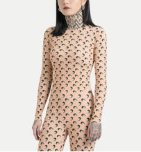 Load image into Gallery viewer, Women Jumpsuit Y2K Streetwear Moon Print Jumpsuit Elastic Long Sleeve Round Neck Autumn Sexy Fashion Bodysuit
