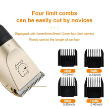 Load image into Gallery viewer, Dog Professional Hair Clipper Electrical Grooming Trimmer for Pets USB Rechargeable Cat Shaver Animals Haircut Machine
