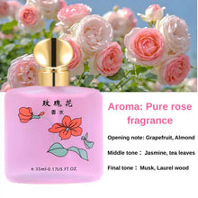Load image into Gallery viewer, Osmanthus Perfume for Men Women Unisex Long Lasting Fresh Delicate Floral Scent with Rose Jasmine Student Fragrance 35ml Parfum

