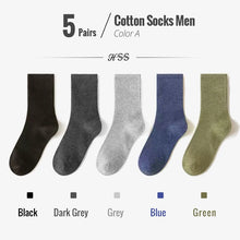 Load image into Gallery viewer, Combed Cotton Business Crew Socks
