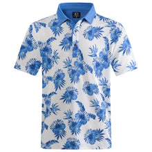 Load image into Gallery viewer, Hawaiian Print Streetwear Polo Shirt
