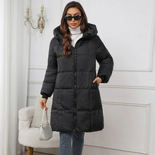 Load image into Gallery viewer, Hooded Quilted Winter Long Parka
