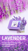 Load image into Gallery viewer, Natural Organic Lavender Essential Oil Soap Handmade Soap for Cleansing, Refreshing, Oil Control, Bath Soap
