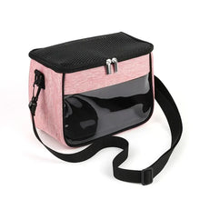 Load image into Gallery viewer, Portable Small Pet Travel Bag Breathable Animal Carrier Bag Rabbit Hamster Hedgehog Ferret Outdoor Inclined Shoulder Bag
