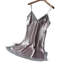Load image into Gallery viewer, Lace V Neck Mini Nightgown
