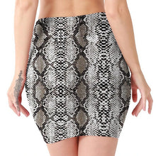 Load image into Gallery viewer, Mini High Waist Skirts Sexy Girls Leopard Snake Pattern Skirts Casual Package Hip Short Skirts Women Tight Party Skirts
