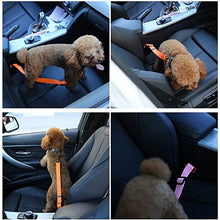 Load image into Gallery viewer, Pet Dog Car Adjustable Safety Belt Harness Safe Lever Traction Collar Car Magic Clip Seat Belt Pet Supplie Auto Accessories
