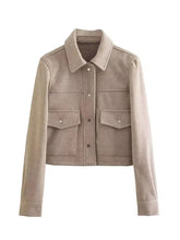 Load image into Gallery viewer, HH Jackets For Womens Autumn Fashion Solid Front Pockets Button Long Sleeve Jacket Elegant Woman Casual Outerwear Coat
