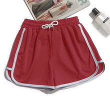 Load image into Gallery viewer, Women Yoga Shorts Summer Outer Wear Mid-Waist Casual Loose Straight Pants Lady Stylish Thin Breathable Wide Leg Gym Short Pants
