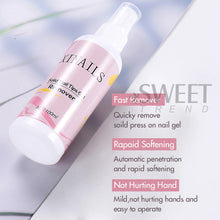Load image into Gallery viewer, 100ml Solid Nail Tips Gel Remover Liquid Quick Softening Removal Press On Nails With Nutritional Oil Care Tools Manicure No Harm
