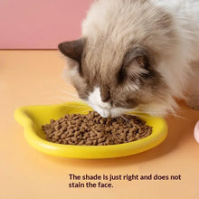 Load image into Gallery viewer, Pastel Cat Head Feeding Dish
