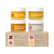 Load image into Gallery viewer, Skincare Set Day Night Cream Eye Cream Face Scrub Moisturizing Revitalizing Firming Radiance Glow Hydrating Routine
