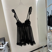 Load image into Gallery viewer, Elegant Lace Nighty Robe Set
