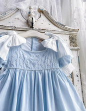 Load image into Gallery viewer, Embroidered Bow Princess Girls Dress
